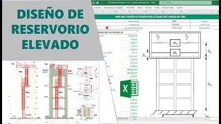 Diseño de Reservorio Elevado - ACI (plantilla excel profesional)