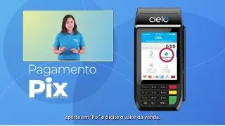 Como receber Pix por QR Code na maquininha Cielo
