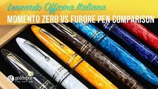 Leonardo Officina Momento Zero vs. Furore fountain pen comparison