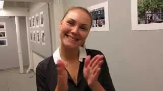 Kseniya Before Show Happy Dance @ Soho Photo Gallery