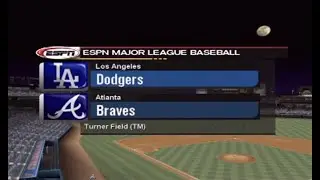 ESPN MLB 2K4 | Los Angeles Dodgers vs Atlanta Braves | NLCS Game 6
