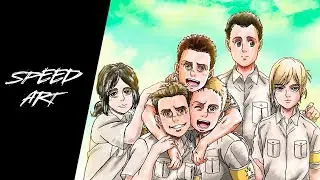 Ilustración Shingeki no Kyojin/Attack on Titan | Marley warriors| Speed Art #34