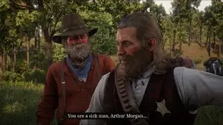 Uncle foreshadowing Arthur's disease  - Red Dead Redemption 2