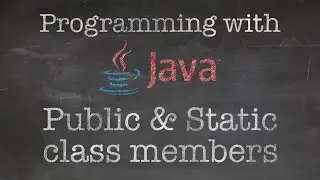 Object Oriented Programming with Java: 10. Multiform program using Public & Static class members