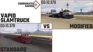 Custom vs Standard Vapid Slamtruck Drag Race