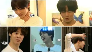 BTS spank game 😂 When a person laugh he get spank on his buttocks 🥰💜