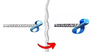 Mario Kart Logos in Luma Ai