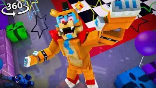 Security Guard VISION at Freddy's Pizzaplex in Minecraft 360 VR!