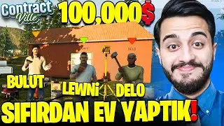 SIFIRDAN BİNA DİKTİK! TÜM ODALARI TASARLADIK! Ekiple Gerçek Hayat Simülatör #4