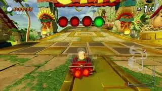 Crash Team Racing Nitro Fueled - Papu's Pyramid - Beating N.Oxide Time Trial