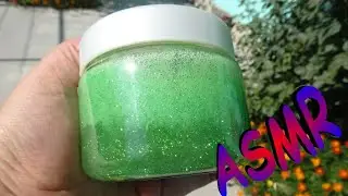 Satisfying ASMR. Green slime