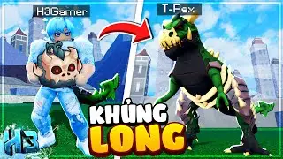 Mình Hóa KHỦNG LONG?? Sức Mạnh T-REX của X DRAKE Trong Blox Fruit | Roblox