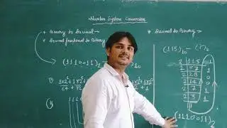Decimal number to Binary Conversion in hindi