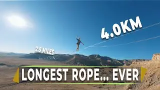 We set up the longest rope in the world