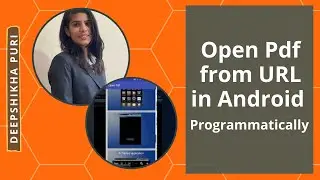 Open Pdf from url in Android Programmatically