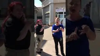 Racist Lady Calls The Cops On A Man For Selling His Movies.