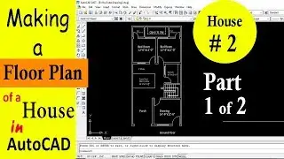 How to draw a Floor Plan in AutoCAD  | floor plan of building Part1 | AutoCAD tutorials