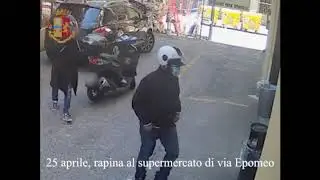Napoli, arrestato 34enne per rapine in tre supermercati, una farmacia e un tabacchi [video]