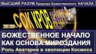 (9) СОКРОВЕННОЕ ЗНАНИЕ - БОЖЕСТВЕННОЕ НАЧАЛО КАК ОСНОВА МИРОЗДАНИЯ. РОЛЬ АВАТАРОВ В ЭВОЛЮЦИИ КОСМОСА