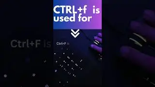 Shortcut key CTRL+F Keyboard #shorts