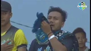 Tangis suporter tidak terbendung, saat penghormatan terakhir Alm. Huda