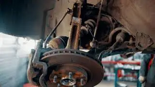 Снятие переднего левого привода Nissan