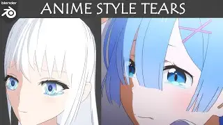 How to make Anime Style Tears in Blender
