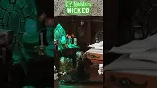 Elphaba's WICKED Room DIY #Wicked #Elphaba #Glinda #VanityFair #UniversalPictures #MiniatureSpace