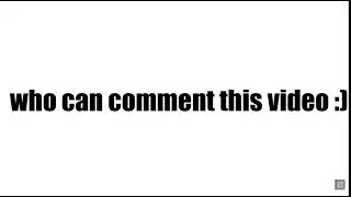 you are the only one can comment