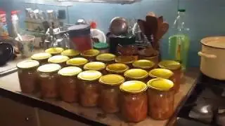 Тушенка из кролика в автоклаве и ленивый Батя😁