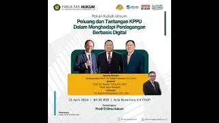 PELUANG DAN TANTANGAN KPPU DALAM MENGHADAPI PERDAGANGAN BERBASIS DIGITAL