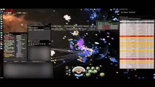 Eve online 700 man battle in t-8u