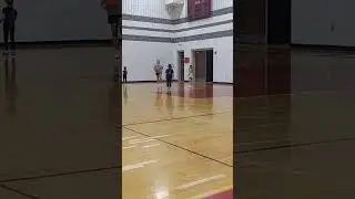 my cousin at basketball practice