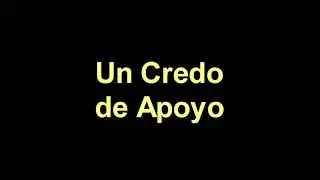 Un Credo de Apoyo