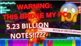 It was just a song… Until Full Song MIDI 3 burned my PC with 5.23 Billion Notes.