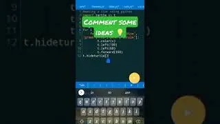 Random designs using #python || Python helper || #shorts #coding #learnpython #turtle