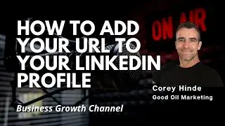 How to add your url to your linkedin profile