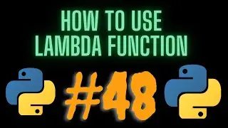 What is Lambda Function in python - how to use lambda function - Explained with examples #48