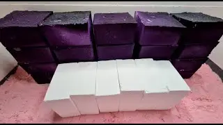 Silky Dusty Homemade Purple Chalk & Fresh Chalk | Dusty PP 🤭🤤