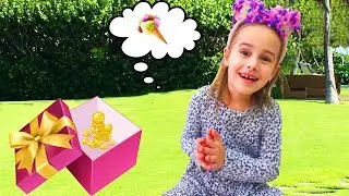 Pretend play at amuseument Park