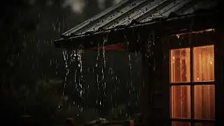 Relaxing Rain Sounds for Sleeping – Water Flowing from Rooftop (Natural White Noise)