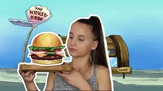 Ich mache einen Krabbenburger , Spongebob  - Celina