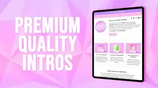Welcome to SIMPLY INTROS! – Everything for Creators