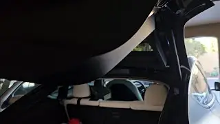 Tesla Model Y Adjust Set Trunk Height Automatic Stop So it Doesn't Hit Low Ceilings