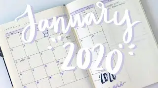 January 2020 Minimal Bullet Journal Set Up | LindseyScribbles