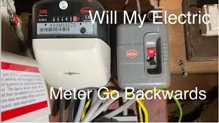 Will this old dial electric meter go backwards 🤷‍♀️