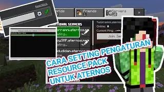 CARA SETTING PENGATURAN RESOURCE PACK ATERNOS