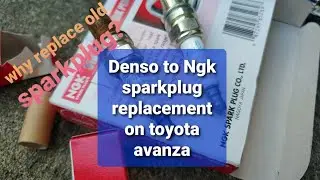 How to replace sparkplug on toyota avanza car and what are problems of bad spark plug? Ngk dcpr7ea9