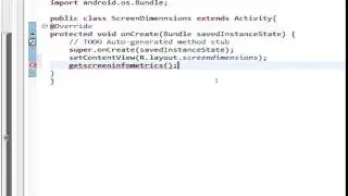 Android Tips 20 Get Screen Dimensions DisplayMetrics