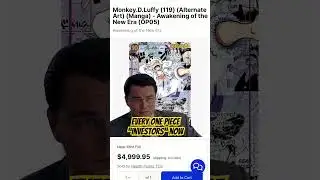 Holy Shit the price now of Manga Luffy #onepiece #onepiecetcg #onepieceanime #gear5 #Meme #MemeCut